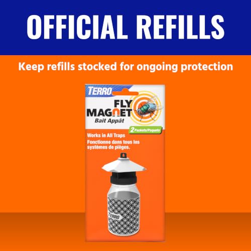TERRO T382 Fly Magnet Replacement Bait - 2 Fly Magnet Trap Attractants - image 8