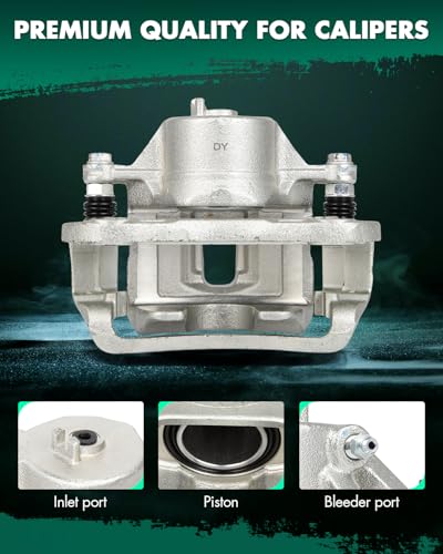 Image of SCITOO Front Left Brake Caliper With Bracket 19B2996 Compatible For Hyundai For Tucson 2005-2009 For Kia For Sportage 2005-2010