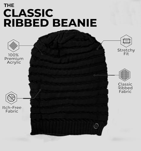 Image of 2023 Winter Beanie Hats Woolen Winter Beanie Cap for Men || 100% Woolen Boys Stylish Cap Woolen Cozy Cap for Men Warm Knit Hat Warmer Hat for Men Women Hat Solid Color Simple Woolen Hat Drop