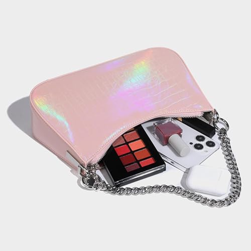 Women's Small Clutch Tote Handbags with Zipper Retro Classic Pattern Shoulder Bag Colorful Purse4