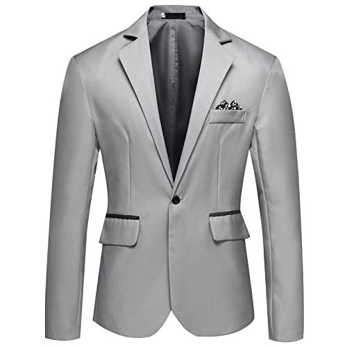 Mens Sport Coats Casual Blazer Single Two Slim Fit Round Pockett Jacket Small Suit 34 Mens Blazer Jacket 2025