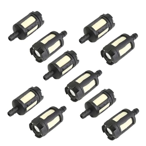 kHSUNzW 10 filtros de Combustible for maquinaria de jardín y Motosierra de Gasolina.