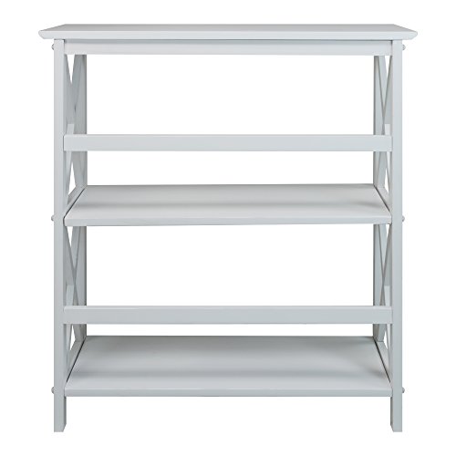 Casual Home 3-Shelf Montego Bookcase, White #TOP7