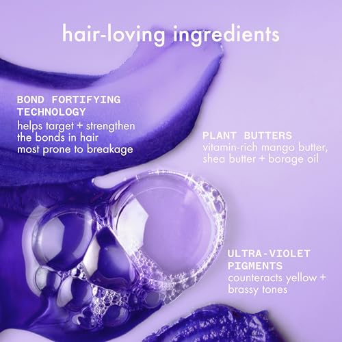 Shampooing violet amika pour éliminer les tons cuivrés et réparer