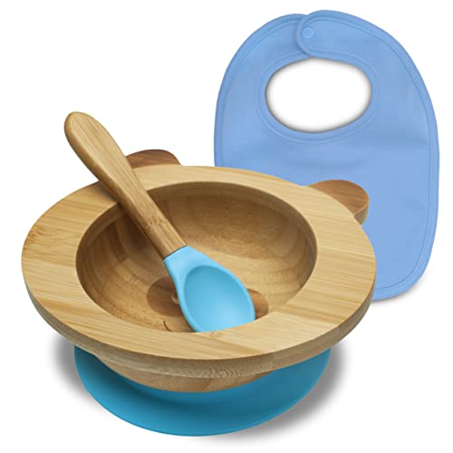 Panda-Amanda | Natürliches Kindergeschirr aus Bambus mit Schüssel,...