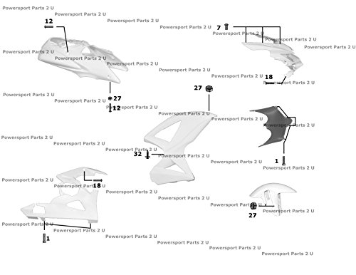 image for Bike Boltz Black Complete Motorcycle Fairing Bolt Kit For Kawasaki Nin