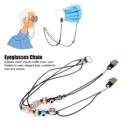 Mondkapketting, ketting voor brilhouder Slijtvast Uitstekend voor volwassenen voor feest voor op reis voor kinderen - Image 5