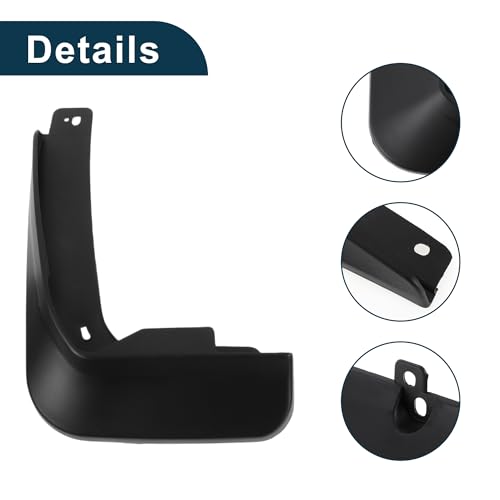 Image of Mud Flaps Splash Guards for Skoda Rapid 2018-2019 W /Mount Accessories Mud Guards Front and Rear 1 Set