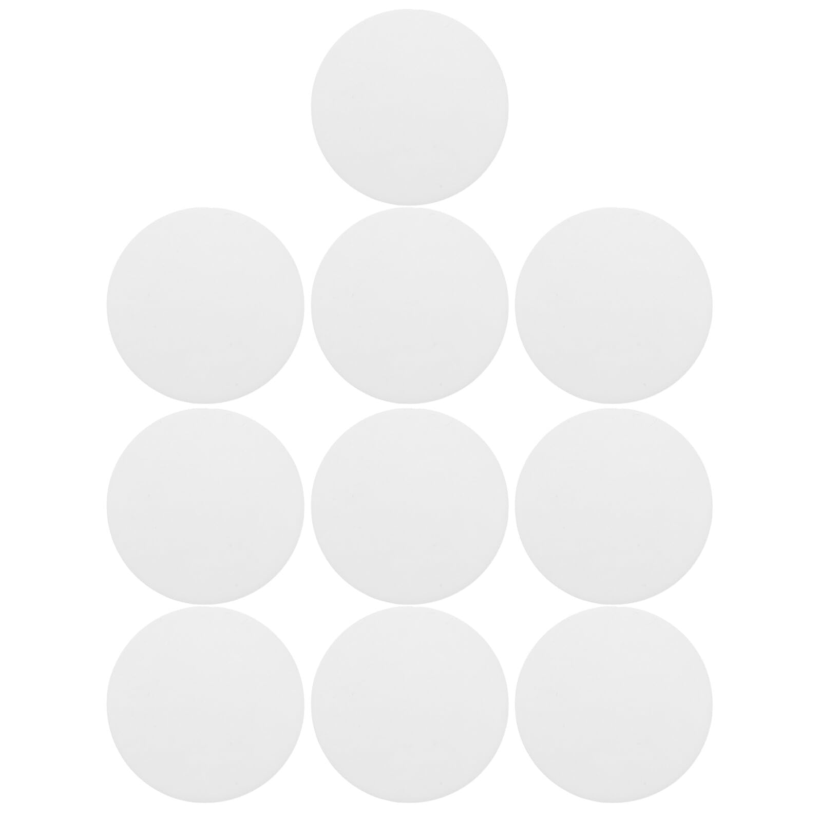 MOTHNUR 10pcs Acrylic LED Light Diffuser Covers, 4.5cm Round LED Blocking Sheets, Light Diffusion Panels for Home, Office and Commercial Lighting