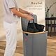 Blumtal Pflandflaschen Sammelbehälter 100L - Pfandflaschen Tasche für Bambus Pfandflaschen Organizer - Pfandflaschen Behälter - Leergut Sammelbehälter mit Loch- Pfandflaschen Sammelbehälter Schwarz