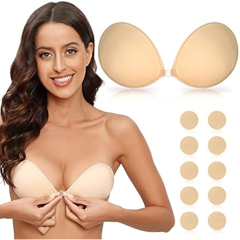 Tuopuda Sujetador Adhesivo Push Up sin Tirantes Reutilizable Cover