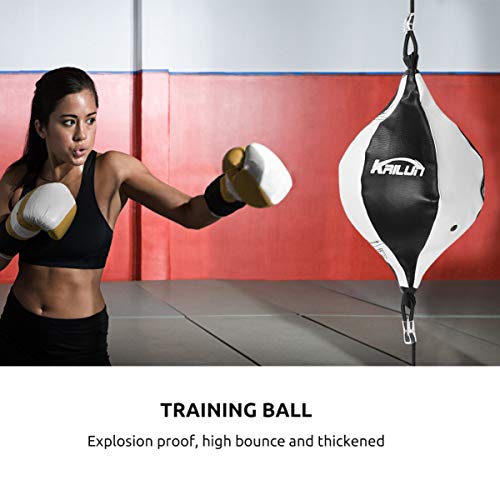 BESPORTBLE Boxing Bag Boxing Bag Punchingball Erwachsene Boxen Punchingball Boxen Doppelendball Training Training mit Inflator Trainingsger?t PU Anf?nger ?nner ? Boxbirne