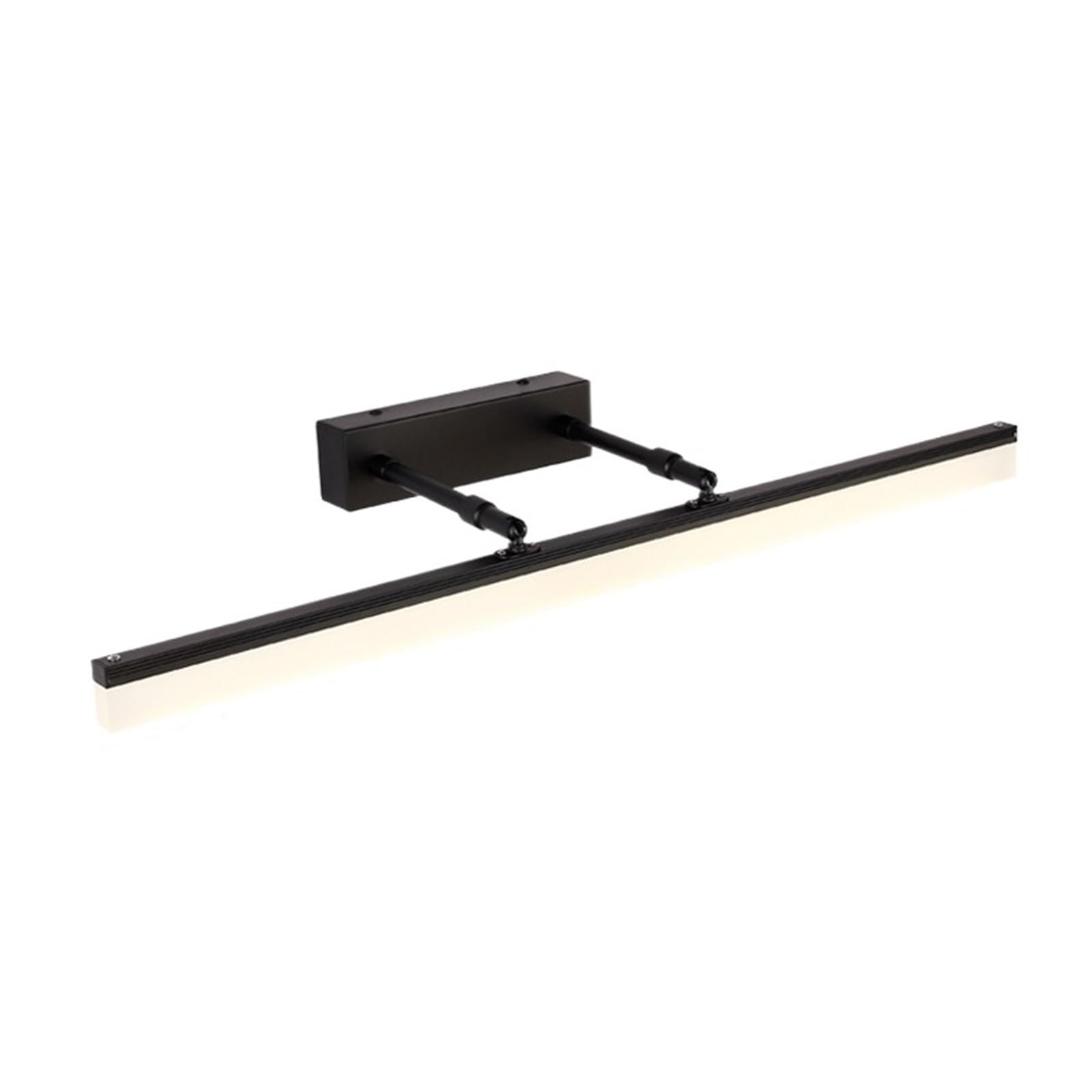 LED Spiegelleuchte 40cm 12W AC90-240V Wasserdicht Moderne Kosmetik Acryl Wandleuchte For Badezimmerspiegel Lampe Licht Stabile Beleuchtung(Black,White)