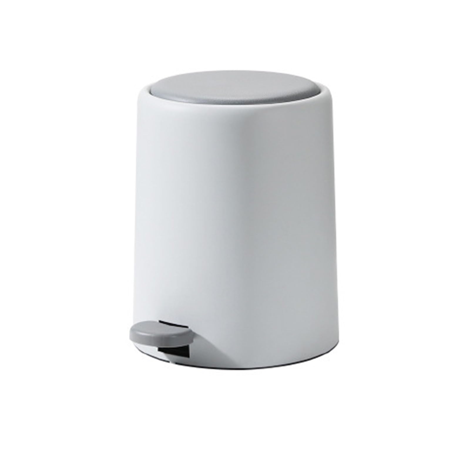 Garbage Bin Foot operated trash can with lid(Gris)