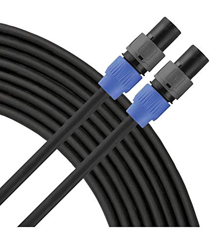 Neutrik 4-pole Speakon to Speakon Speaker Cable - 16 Gauge-50 Ft(...