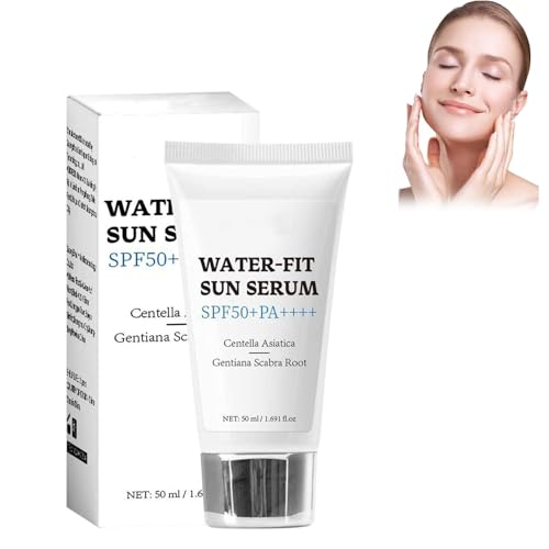 Ultra-Light Invisible Sunscreen,Crema Solar Triple Protección Fp50+, Facial Ultraligero Hidratante, Ideal Para Piel Sensible Y Seca.Impermeable, No Grasa, Fuerte Protección Uv.50ml