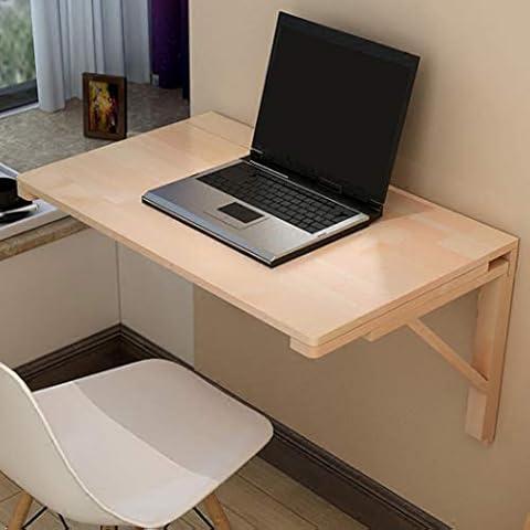 Wandklapptisch,Holz Wandtisch klappbar Küchetisch Beistelltisch Laptoptisch Esstisch Ecktisch Schreibtisch Mehrzwecktisch Cover