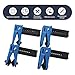 Polcatay 4 PCS Brake Line Clamp, Brake Oil Line A/C Line Plug Service Tool, Vertical Leak-free Brake Nozzle Stop Clip, for Most Cars Trucks Portable Accessories (Blue)