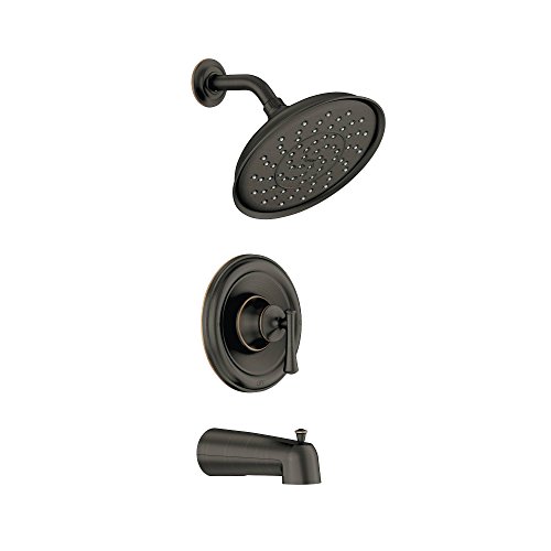 Hottest Sales Moen 82877BRB Ashville PosiTemp Tub and Shower Faucet Set with Valve, Mediterranean Bronze