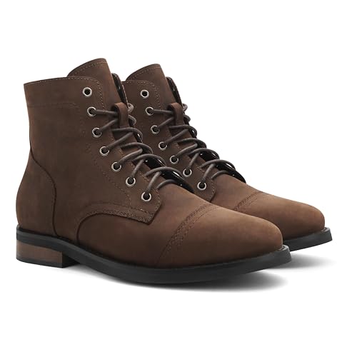 PARTY Mens Dress Boots - Casual Lace-up Chukka Leather Boots for Men2