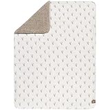 Trend Lab Gray Stag Head Faux Shearling Blanket