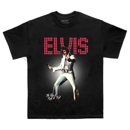 Elvis Presley Stance T-Shirt Black Medium