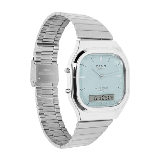 Image of Casio Vintage AQ-240E-2ADF Analog-Digital Light Blue Watch Unisex (D429)