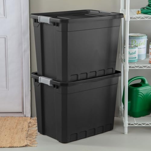 Sterilite Stacker Tote with Latching Lids for Garage, 27 Gallon, 8-Pack - image 5