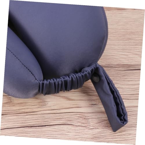 Almohada de viaje con mascarilla de algodón y poliéster miniatura 4