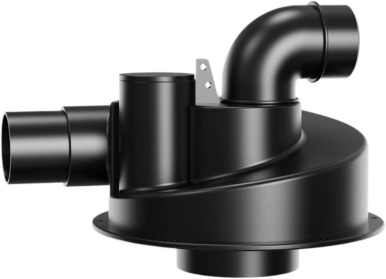 PEMEDOR 2.5インチ 木工用 二重ろ過 サイクロン集塵機 DIY ターボチャージャー付きフィルター 工業用セパレーター 集塵 2.5インチ木工用ダブル濾過サイクロン集塵機ターボチャージフィルター産業用セパレーター集塵機に対応(B)