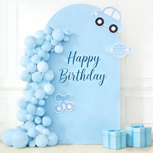 Funda elástica para Arco de Boda 6FT Azul Claro miniatura 1