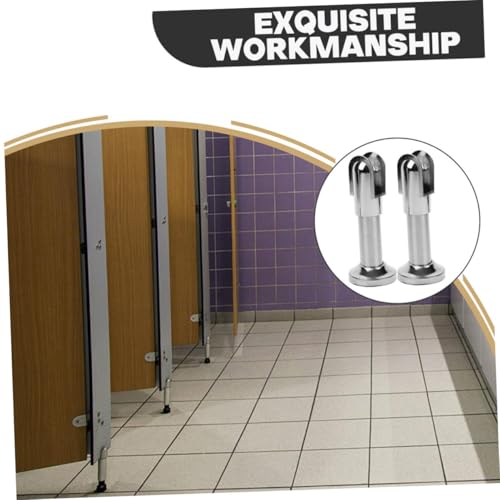 Piètement acier inoxydable pour cloison de toilette BESTYASH x4