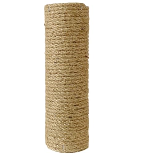 Poste rascador de madera para gatos con cuerda resistente miniatura 1