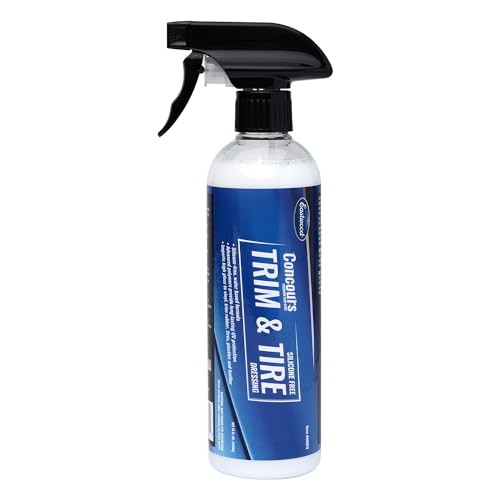 Eastwood Concours Silicone Free Trim and Wet Tire Dressing | Multi-Purpose Water Based Formula Tire Shine Spray for Tires and Interior Trims | Works and Safe to Use in Rubber, Vinyl & Plastic | 16oz