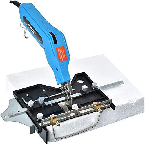 HUKOER Cuchillo eléctrico Cortador de espuma con cuchilla caliente, 150W Herramienta de corte de ranurado de alambre de calor Pluma de corte de espuma para placa de aislamiento de esponja KT