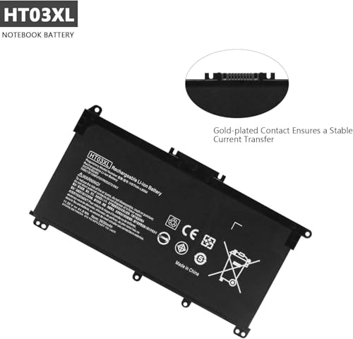Image of HT03XL L11119-855 Laptop Battery for HP Pavilion 15-DA 15-DB 15-DW 15-DY 14-CE 14-CF 14-DF 17-by 17-CA Series, 14M-DH0003DX 14M-DH1003DX 15T-DA000 15T-CS200 LPD1071 15-DB0004DX 15-CW1XXX (HT03XL)