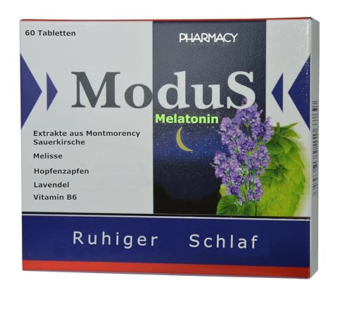 Ayuda para conciliar el sueño, 60 tabletas, lúpulo, melisa, lavanda, melatonina, conciliar el sueño, pastillas para dormir, pastillas para dormir, estrellas para dormir