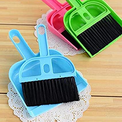 GNE Mini Dustpan with Brush Broom Set for Multi-Purpose Cleaning Brush Keyboards, Dining Table, Car Cleaning, Refrigerator Cleaning kit, Carpets (Assorted, Small) (B09H3DPZCM) Amazon Price History, Amazon Price Tracker