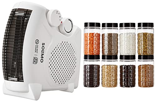 Amazon Brand - Solimo 2000-Watt Room Heater (ISI certified, White colour, Ideal...