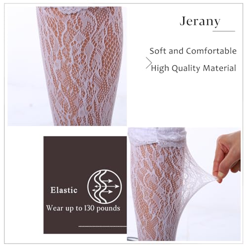 Image of Heart Lace Knee High Socks Cute Fishnet Calf Socks Hollow Out Fishnet Knee High Socks Lolita Knee socks for Women