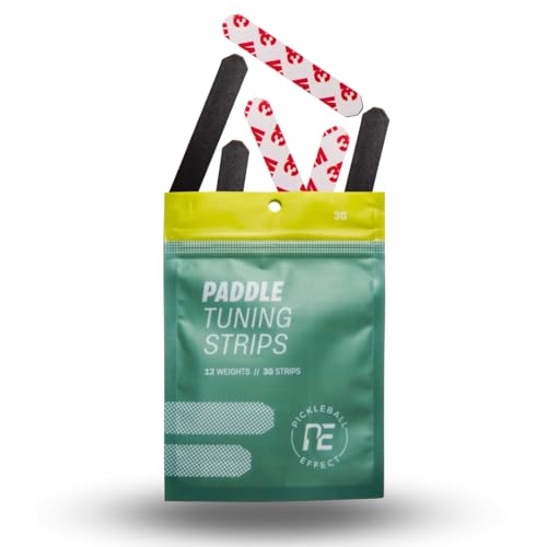 Pickleball Paddle Weights Strips 12 Pack | Pickleball Weighted Tape | Weight Tape for Pickleball Paddles | Pickleball Tungsten Tape Alternative | Non-Toxic Paddle Tuning Strips for Balance Control
