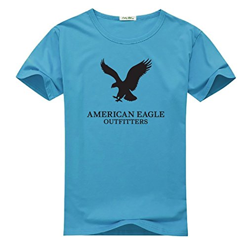 Hpyeed American Eagle Outfitters Logo for Men Printed Short Sleeve Tee T-shirt