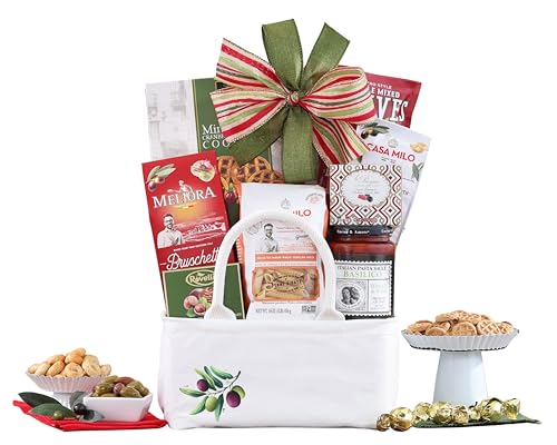 The Taste of Italy Italian Gift by Wine Country Gift Baskets Full of Italian Gourmet Ingredients Ready to Make an Italian Feast