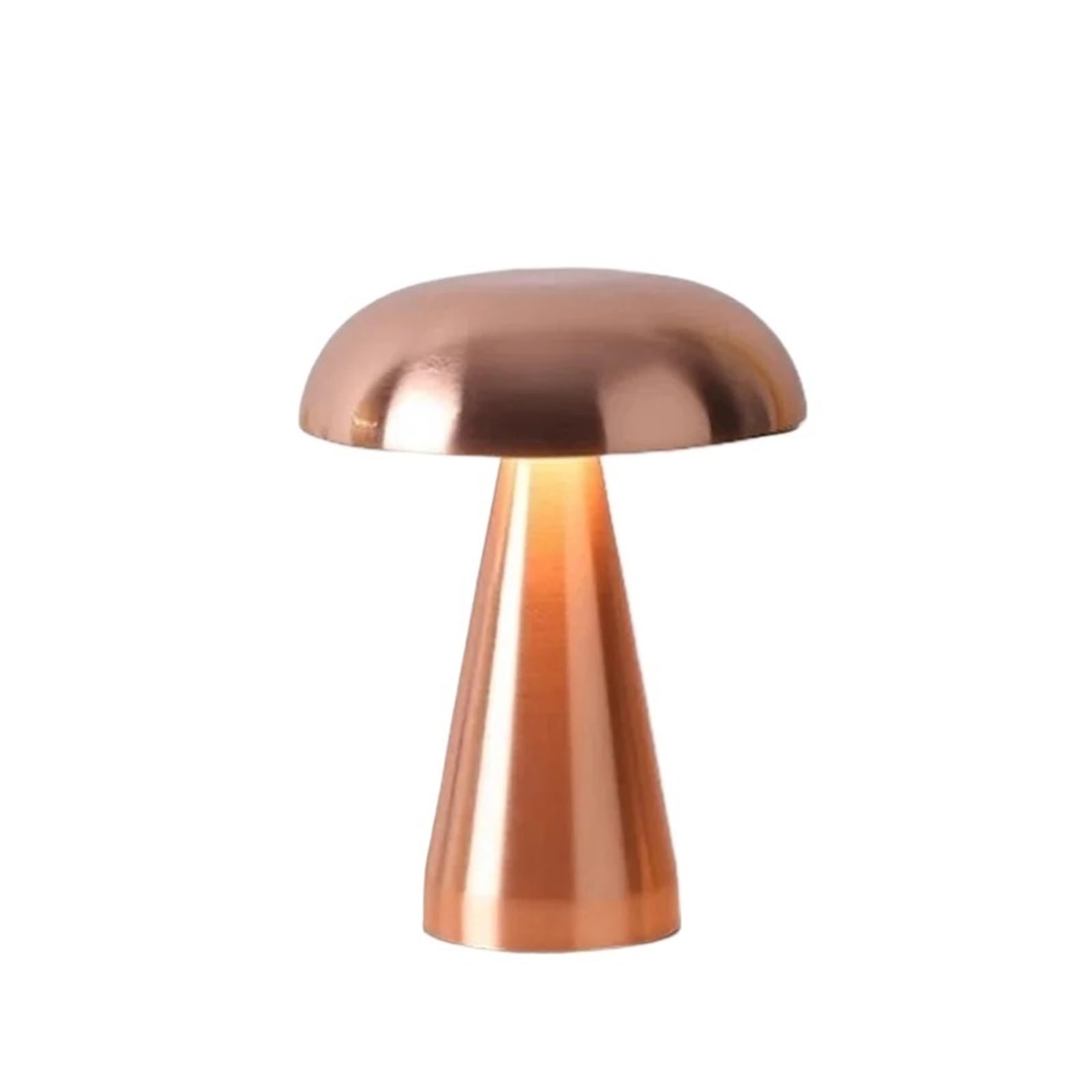 CKAFZMYJQBT Retro Mushroom LED Table Lamp Touch Sensor Rechargeable Bedside Reading Light for Bedroom Restaurant Bar Decor