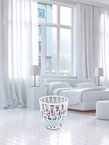 WENKO Portabiancheria e sgabello da bagno Omio