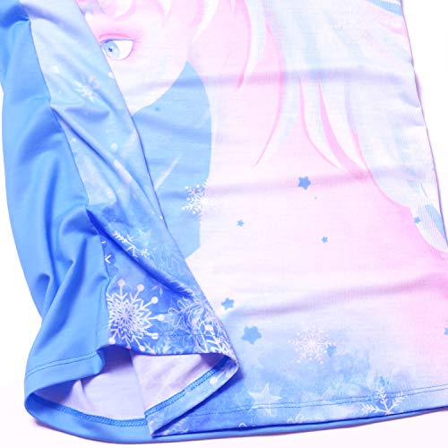 Jxstar Nightgowns for Girls, Long Sleeve Pajamas Sleepwear Unicorn Mermaid Cotton Night Dresses4