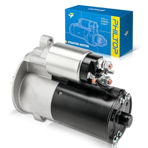 Image of PHILTOP 3240N New Starter Compatible with 1990-2011 Ranger, 1991-2002 Explorer, 2005-2009 Mustang, 2002-2003 Explorer Sport Trac, 1994-2009 B4000, 1991-1994 Navajo, 1.4KW Starter Motor