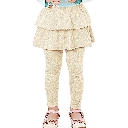 Rieket Girls School Uniform Pants Warm Stretchy Athletic Leggings With Skirt 2-14 Years Navy Blue Khaki 2 Pack 6-7 Years thumb #6