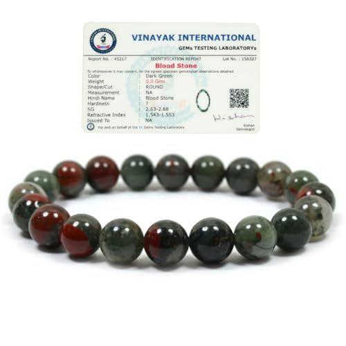 Image of Reiki Crystal Products Certified Natural Crystal Stone Round 10 mm Beads Bracelet for Men and Women | Reiki Charged Gemstone Jewellery Bracelet| Multiple Stone Variants Available