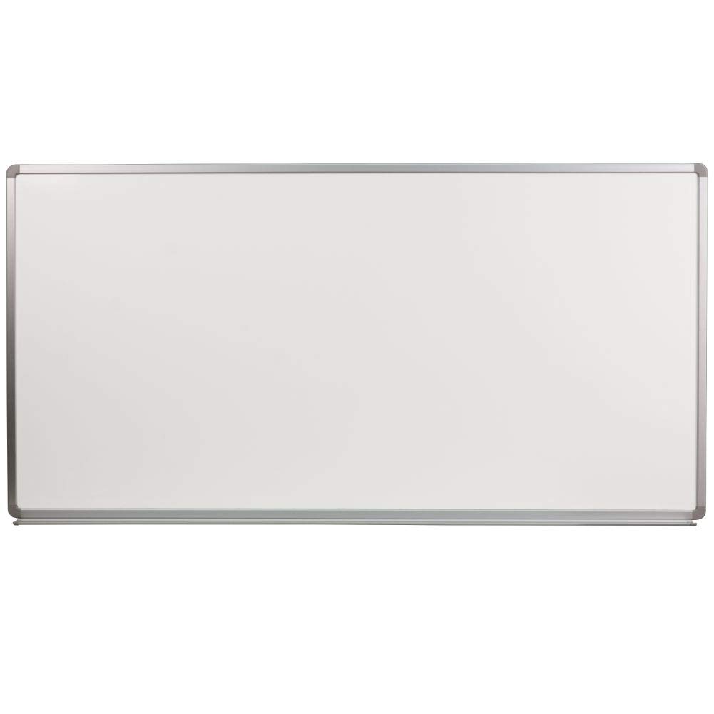 Flash Furniture 6' W x 3' H Porcelain Magnetic Marker Board
